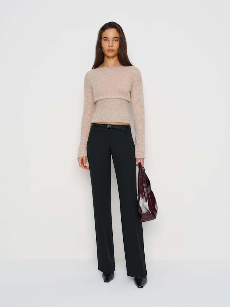 Claire Ultra Low Rise Pant from Reformation - $198