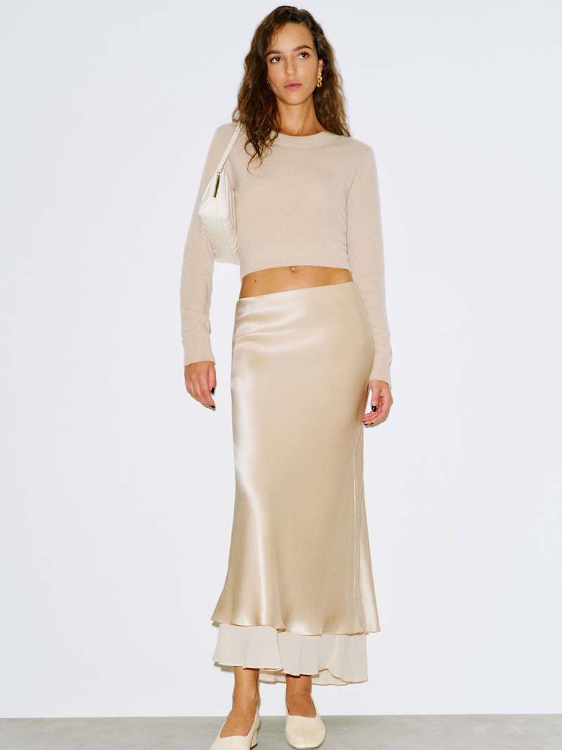 Marcia Silk Skirt