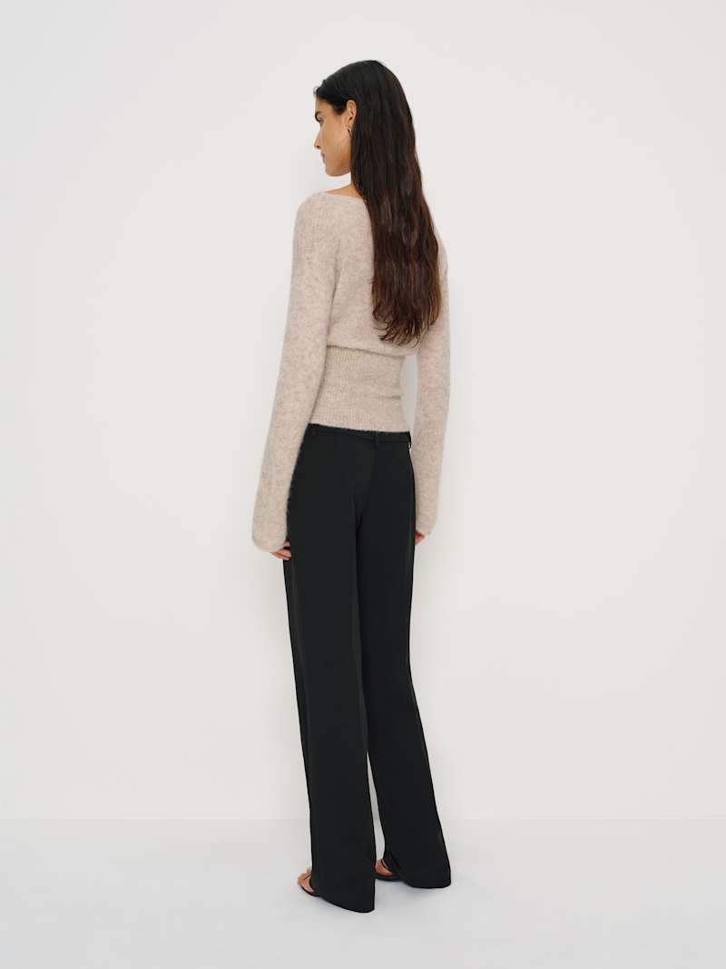 Soren Sheer Alpaca Sweater Top