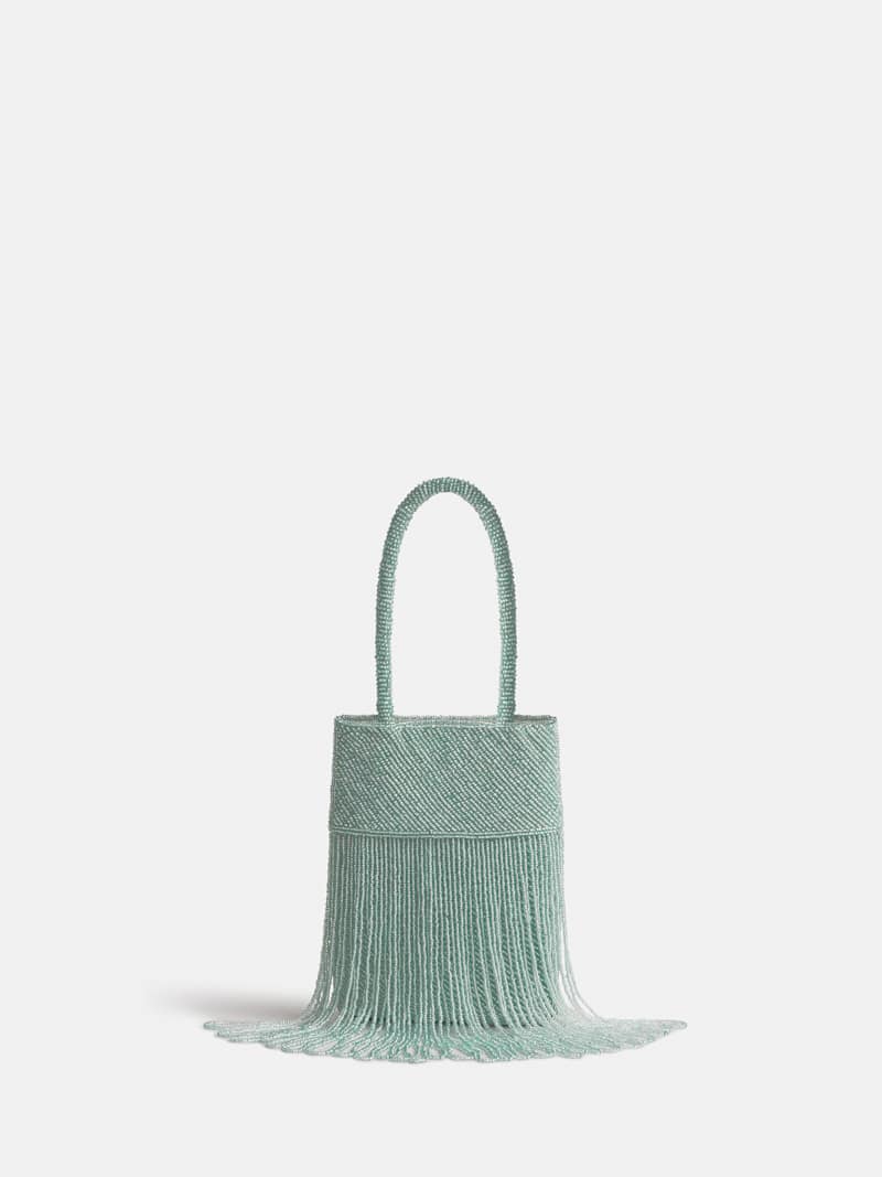 Reformation Valentina Mini Beaded Bag