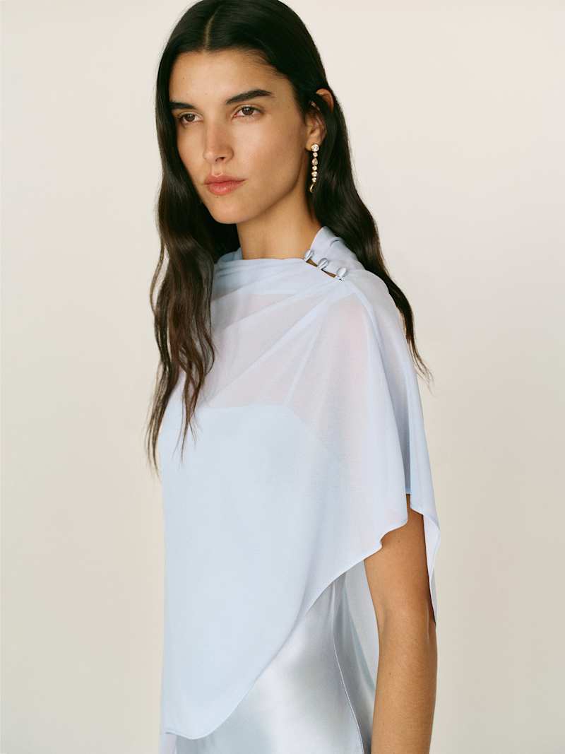 Lilibeth Silk Dress - Mineral — image 2