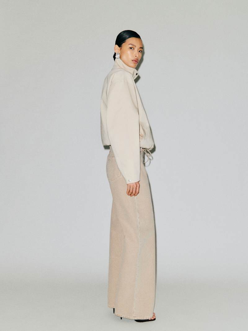 Cary Low Rise Slouchy Wide Leg Long Jeans