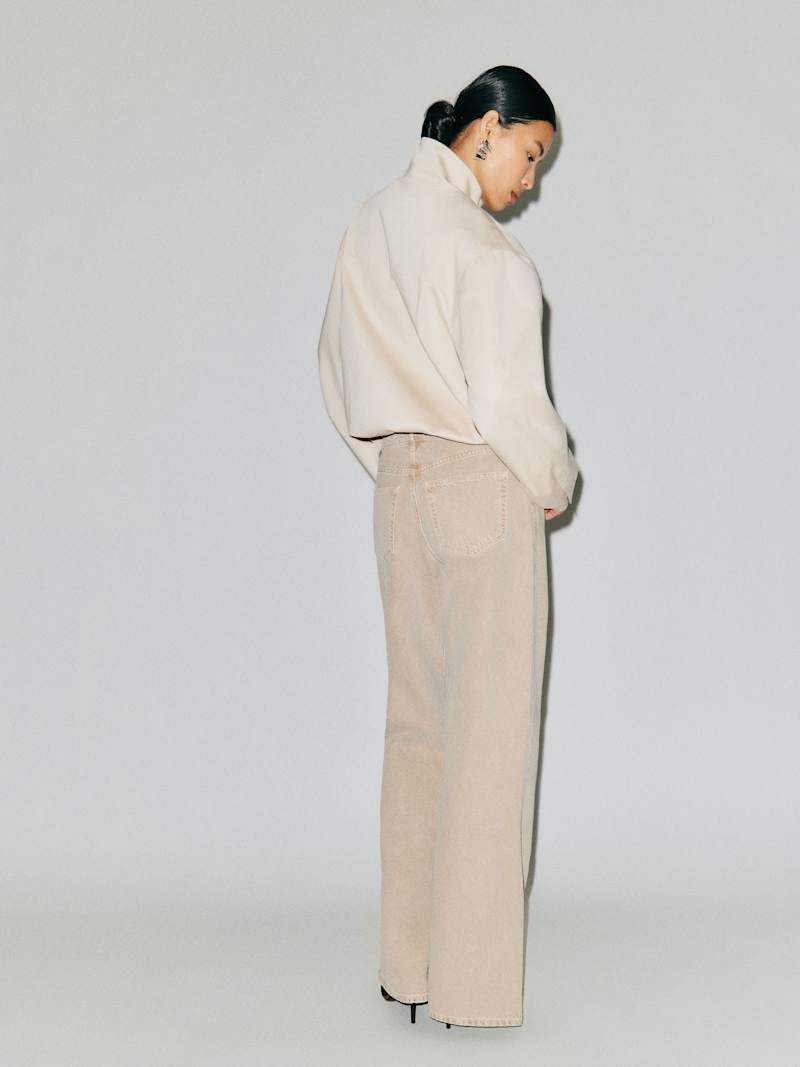 Cary Low Rise Slouchy Wide Leg Long Jeans