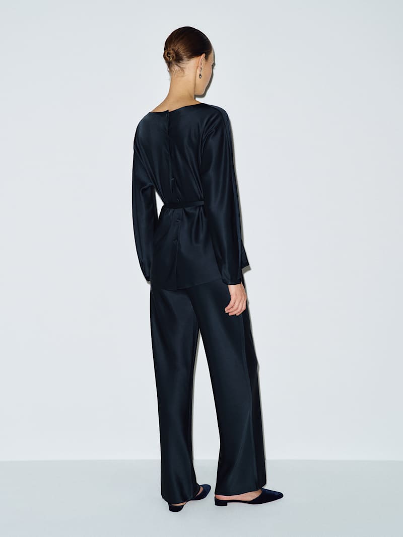 Aubrey Satin Two Piece
