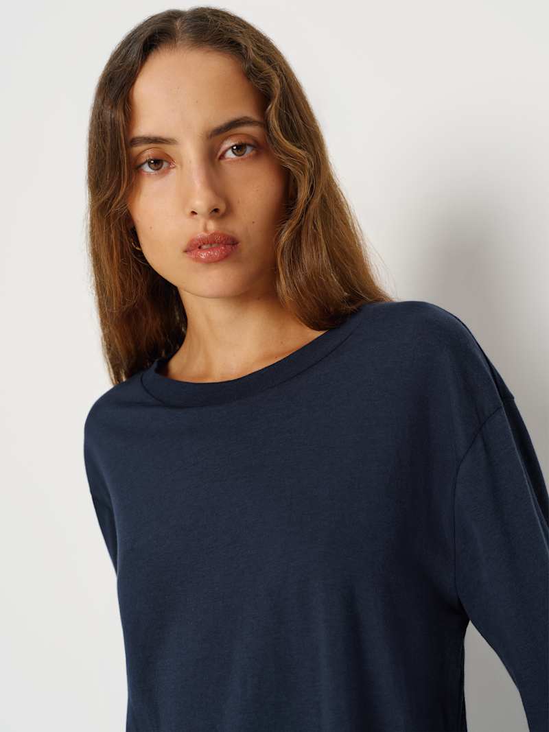 Liam Long Sleeve Oversized Tee
