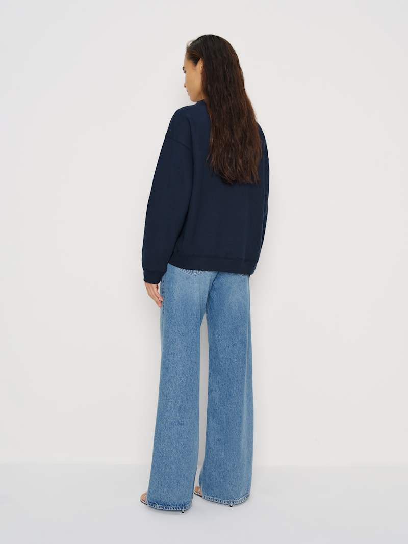 Jade Mock Neck Sweatshirt