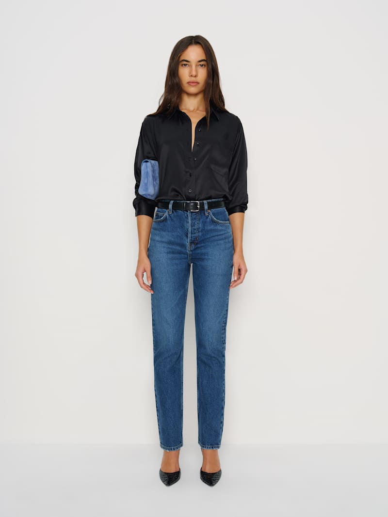 Eli Oversized Silk Shirt from Reformation - $218