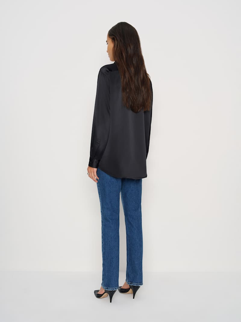 Eli Oversized Silk Shirt