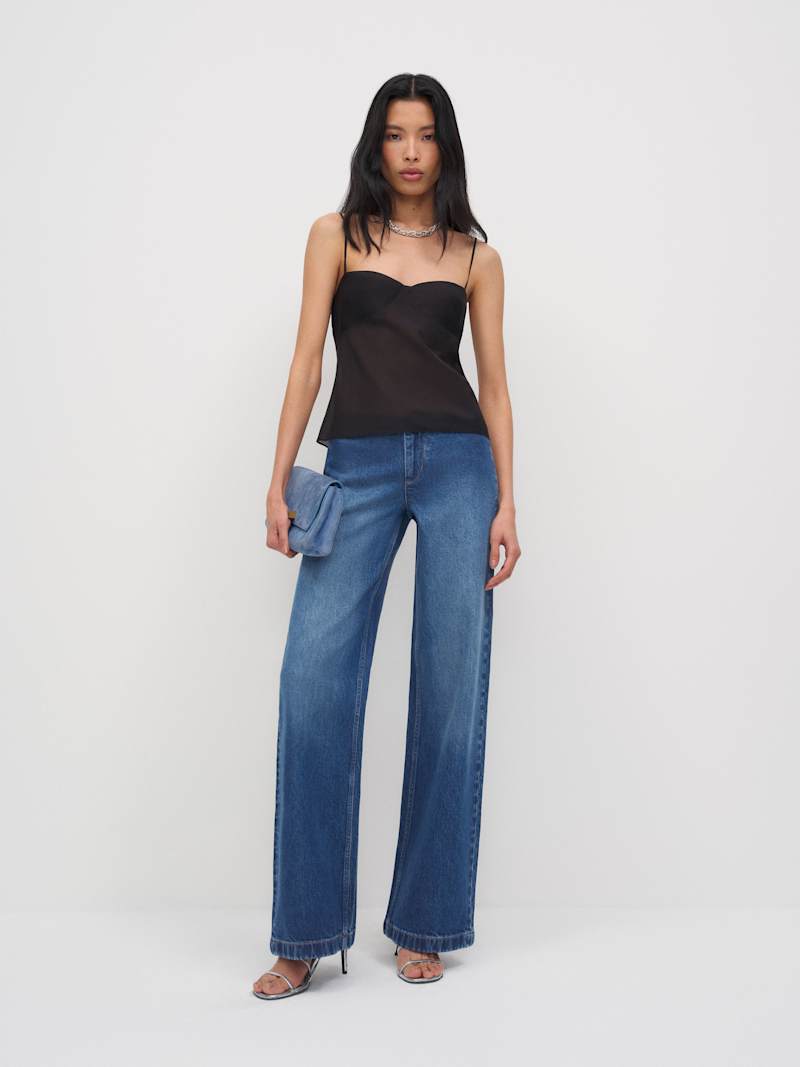 Talissa Stretch Low Rise Trouser Wide Leg Jeans