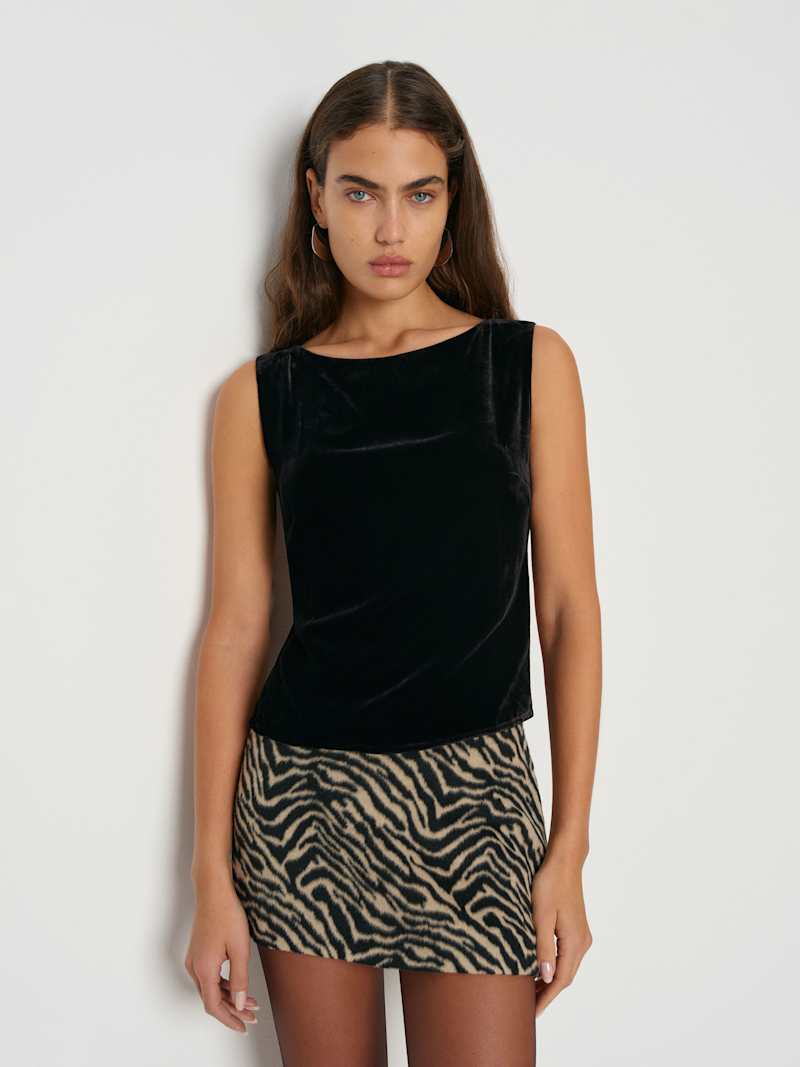 Evelina Velvet Top