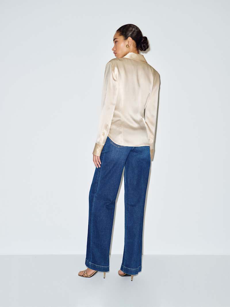 Raya Fitted Silk Shirt