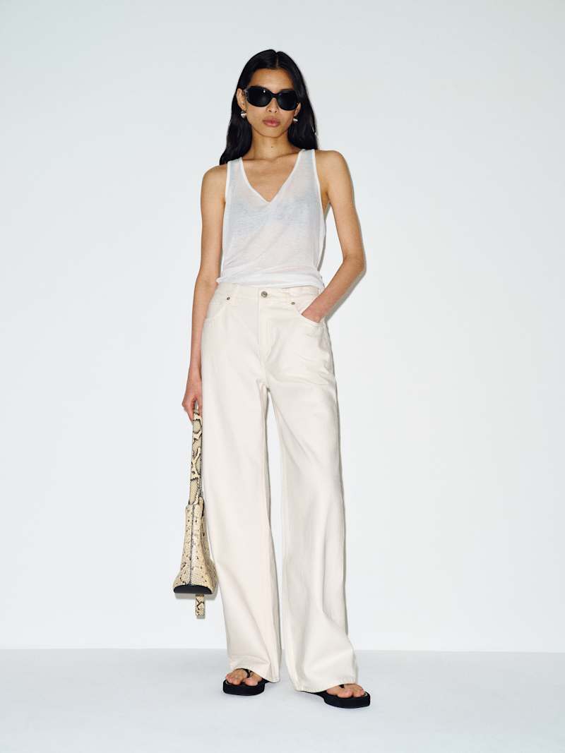 Reisa Adjustable Waist Baggy Jeans