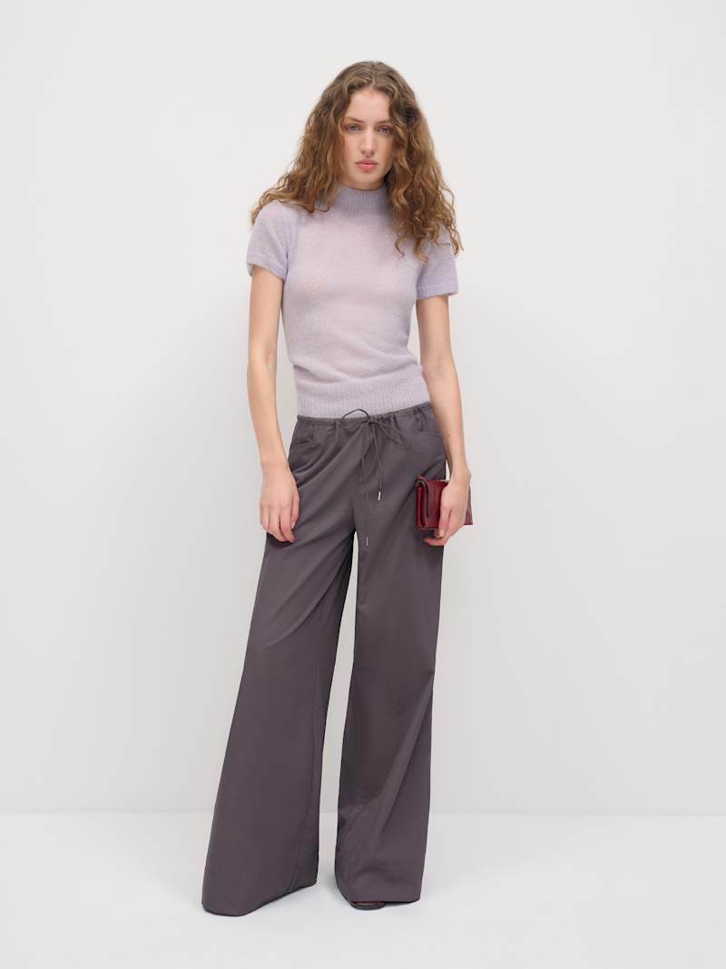 Laurel Sheer Alpaca Mock Neck