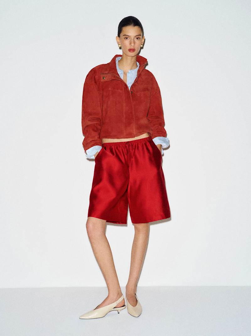 Reformation Veda Kendall Suede Jacket