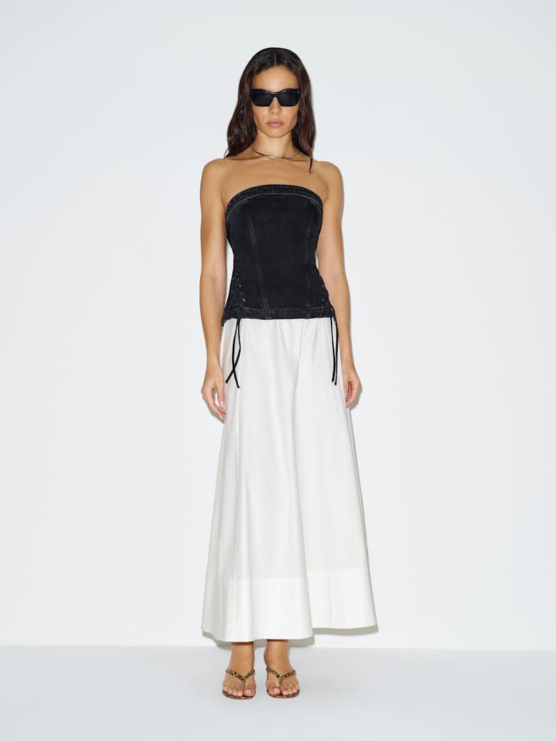 Gabbriette Stretch Denim Top from Reformation - $178