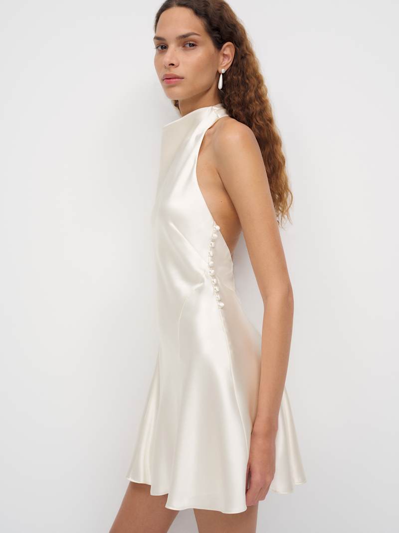 Roy Silk Mini Dress
