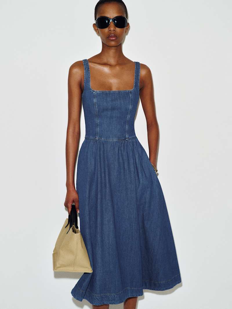 Janu Denim Midi Dress from Reformation - $248
