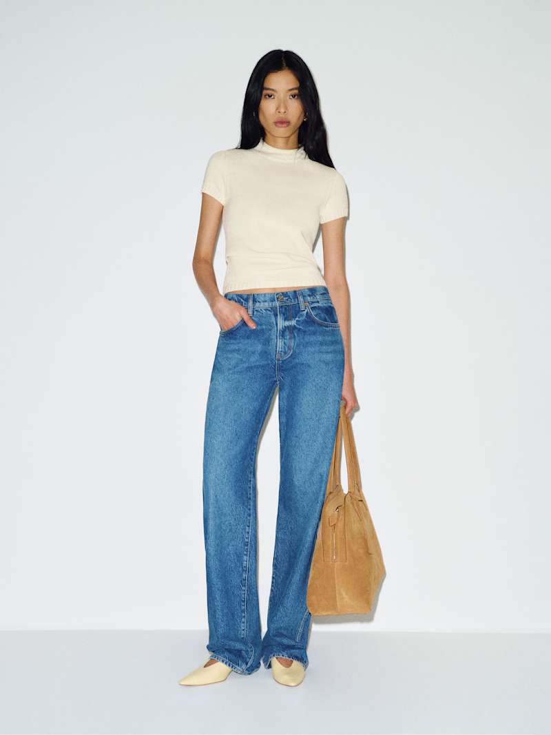 Solene Cotton Sweater Tee from Reformation - $158