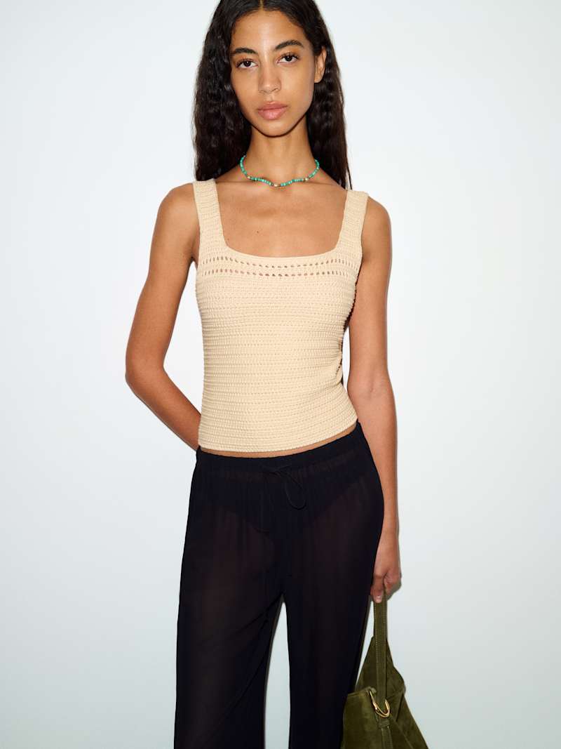 Azara Cotton Sweater Tank