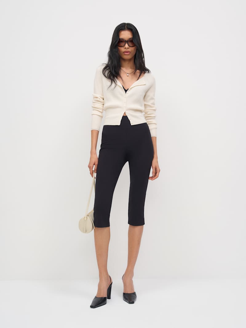 Reformation — Jill Cropped Knit Pant