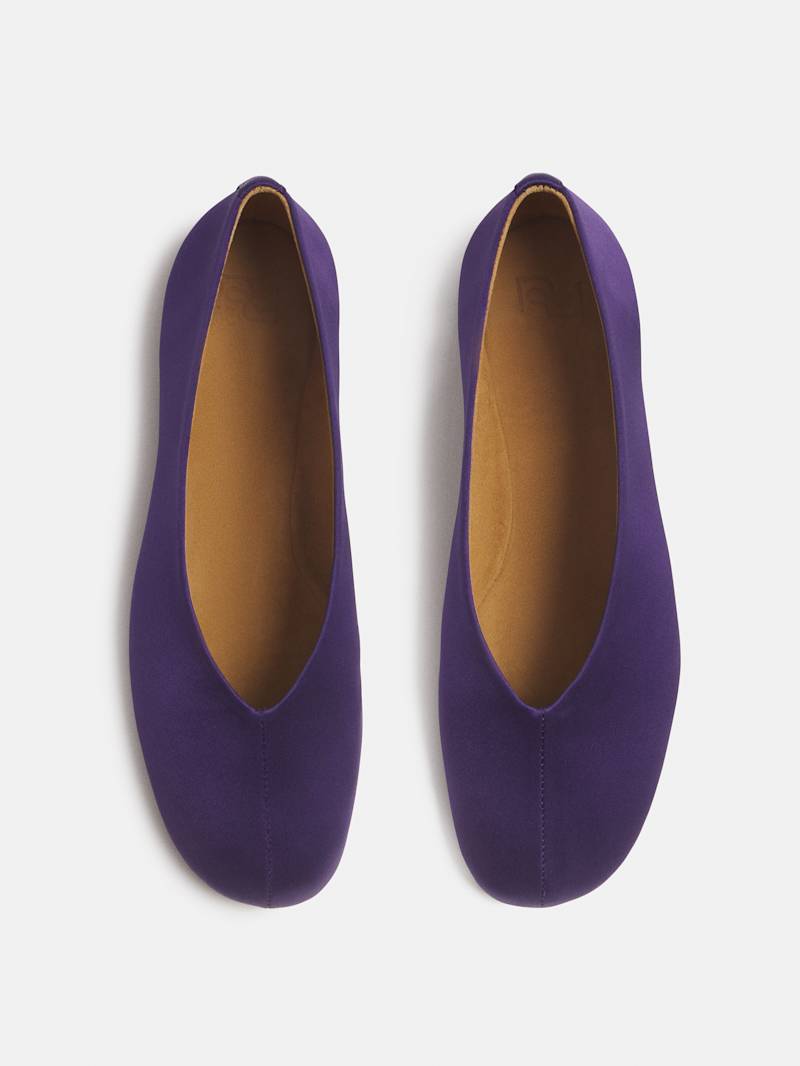 Reformation Fall 2026 Blaine Flat satin ballet flat