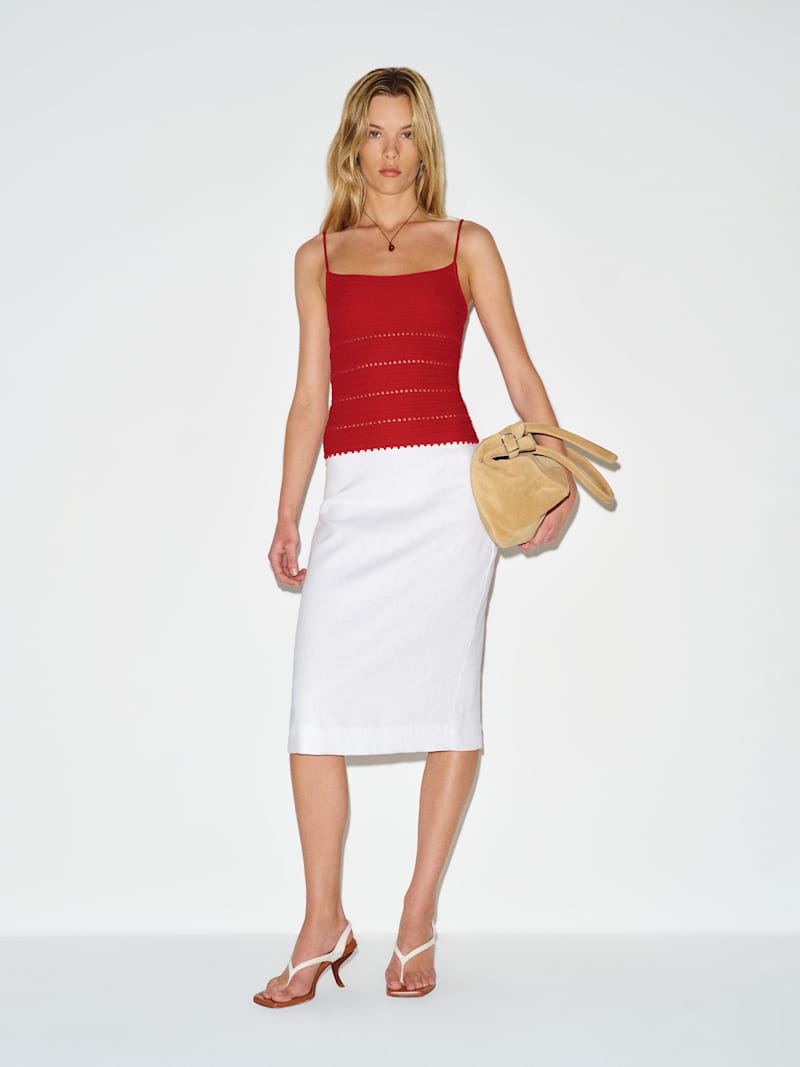 Starling Cotton Sweater Tank from Reformation - $128