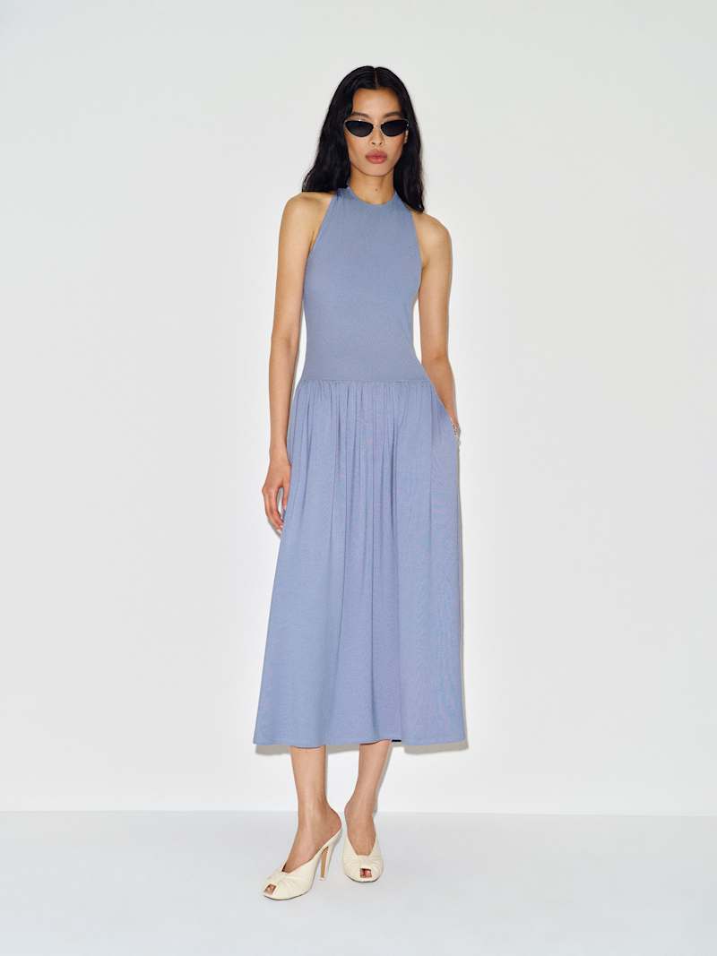 Reformation Clara Knit Dress | Blue