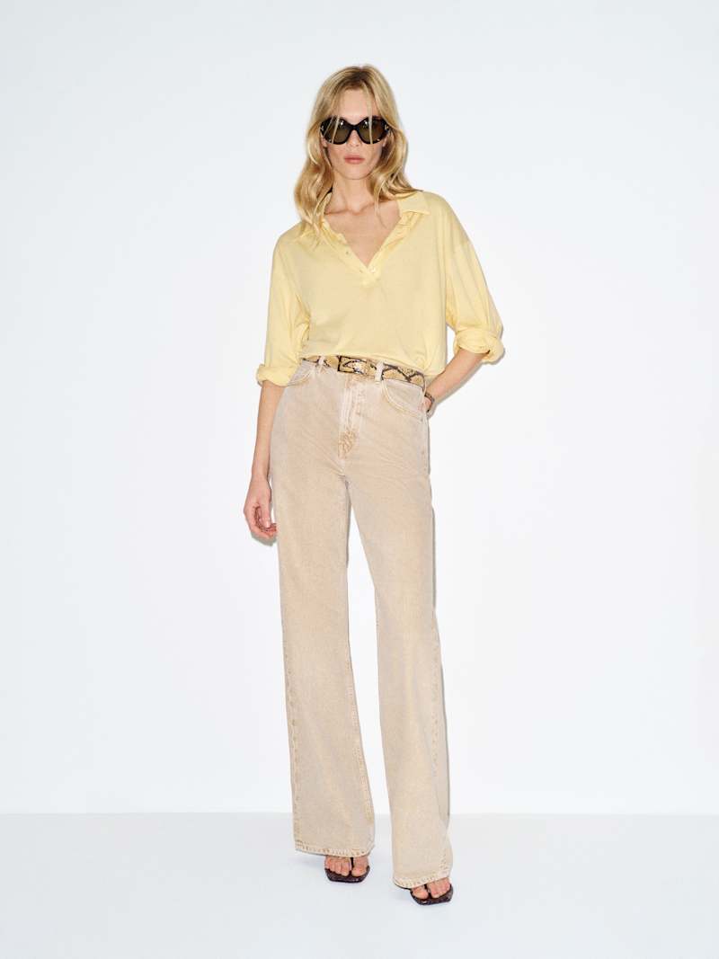 Mellen Polo Knit Top from Reformation - $98