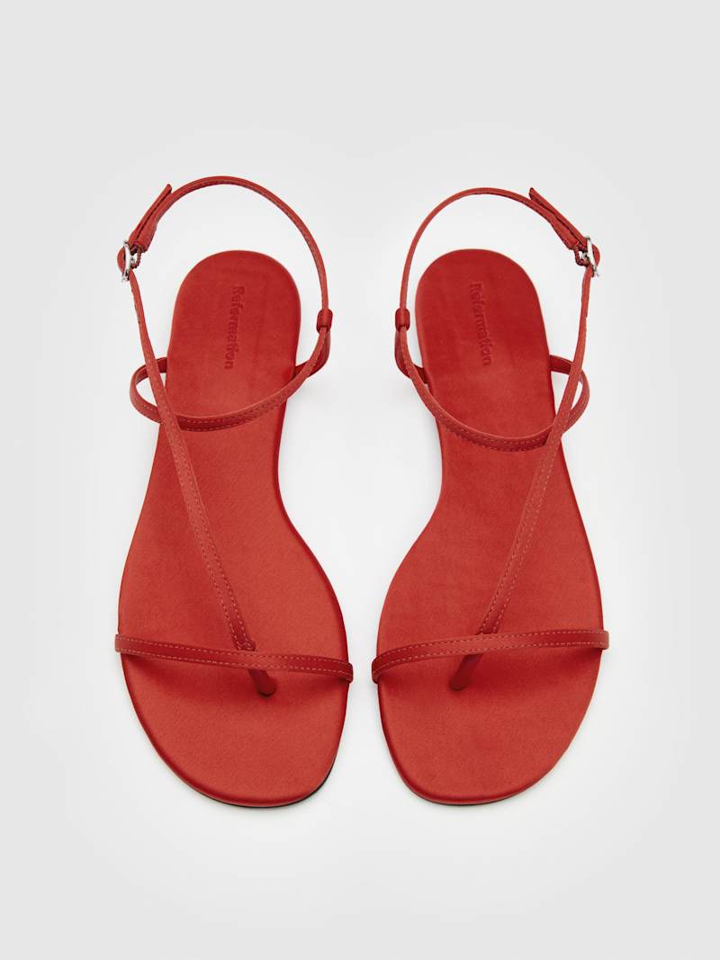 Pina Flat Sandal by Reformation