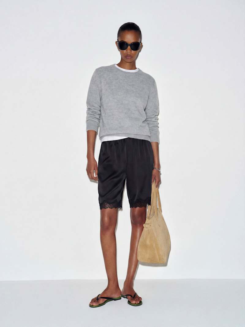 Clara Silk Bermuda Short from Reformation - $198