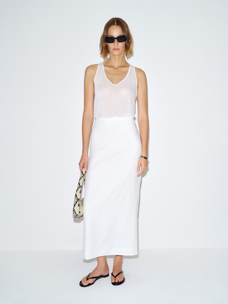 Lydia Linen Skirt from Reformation - $198
