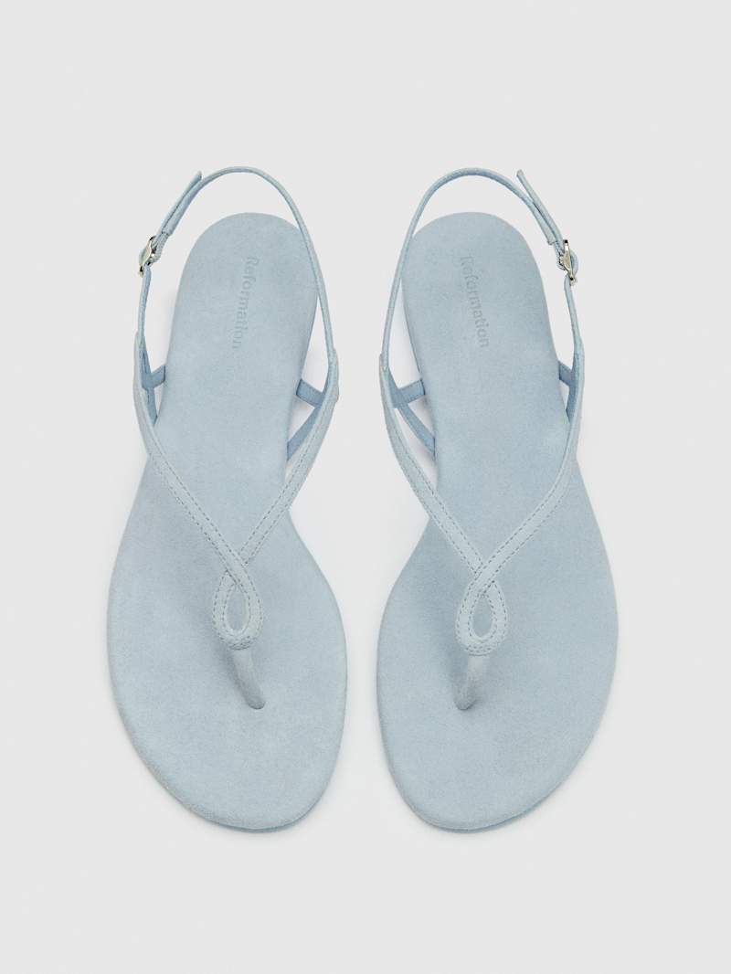 Luna Flat Sandal from Reformation - $198