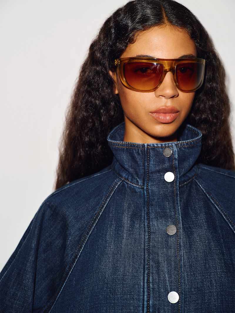 Corey Denim Bomber Jacket
