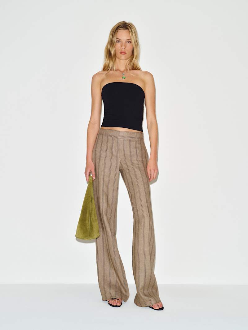Gisele Low Rise Linen Pant