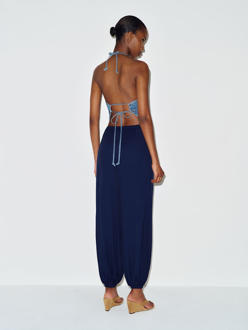 Dana Denim Halter Top