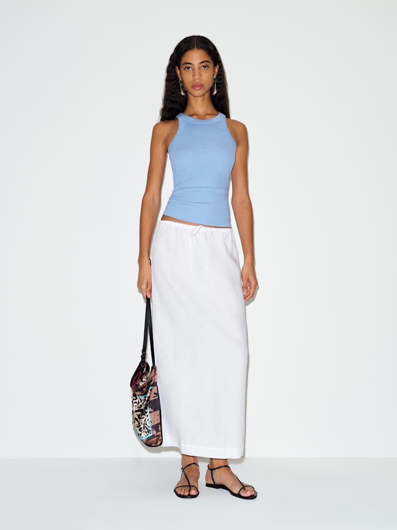 Norie Linen Skirt from Reformation - $178