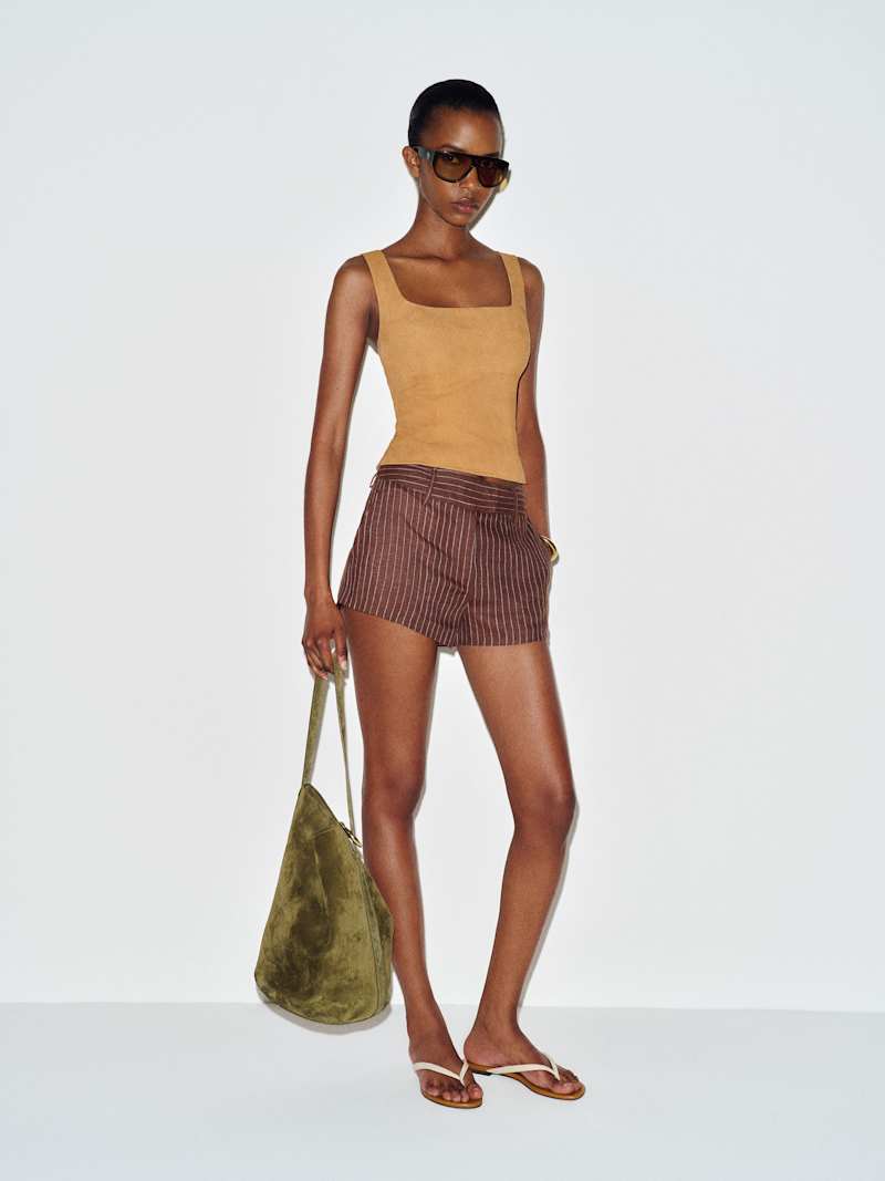 Clarence Suede Top from Reformation - $198