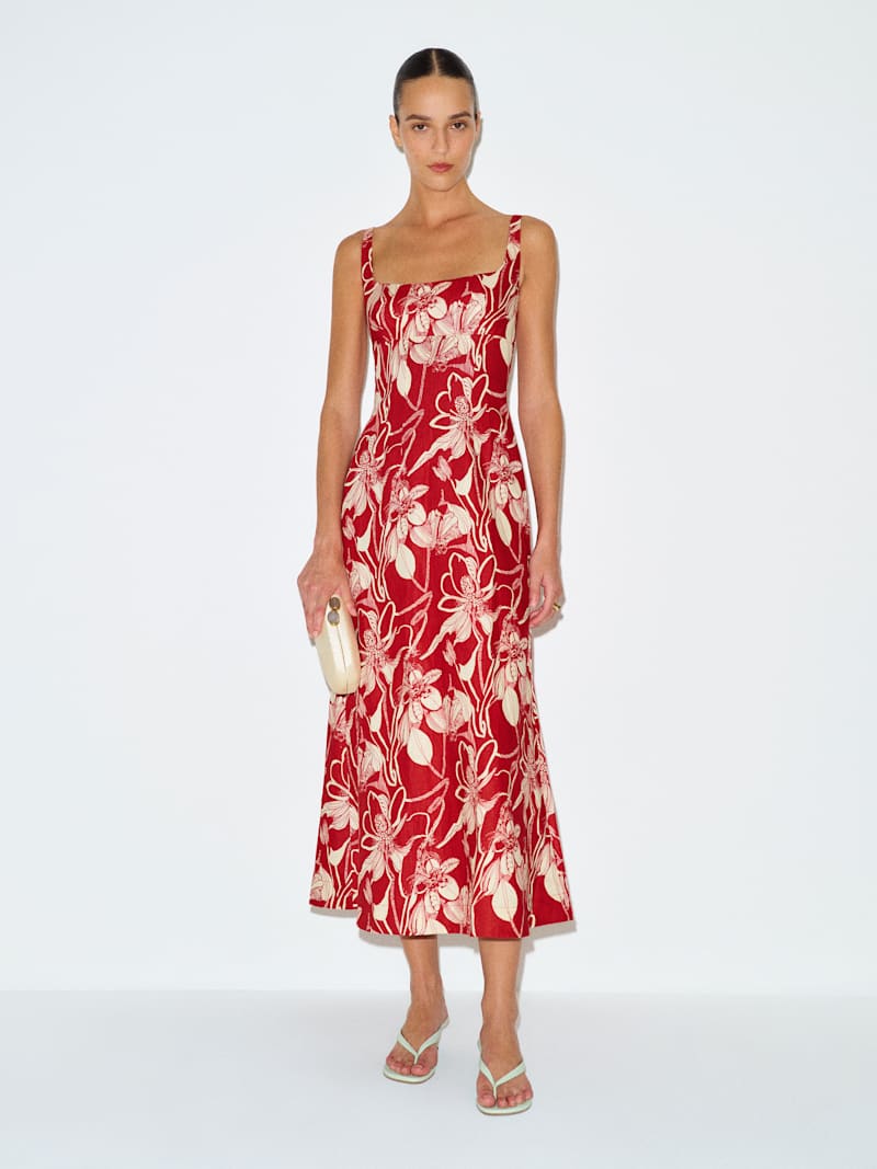 Sabine Linen Dress from Reformation - $278