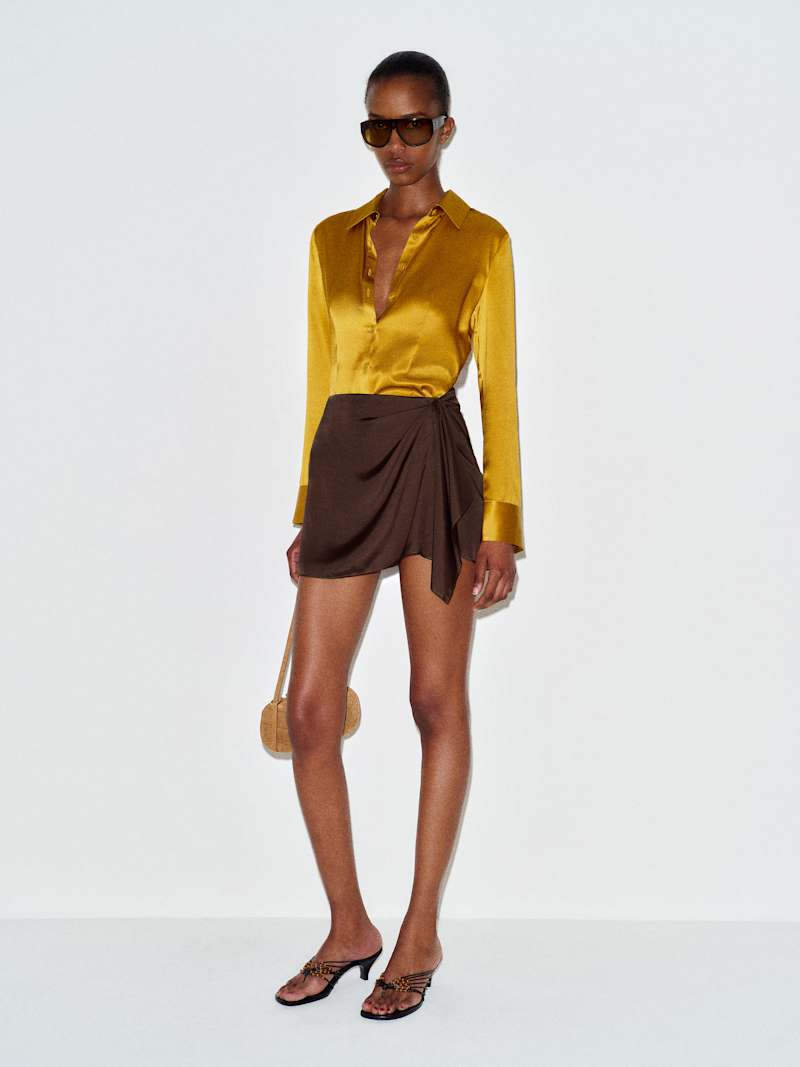 Milla Silk Skirt from Reformation - $178