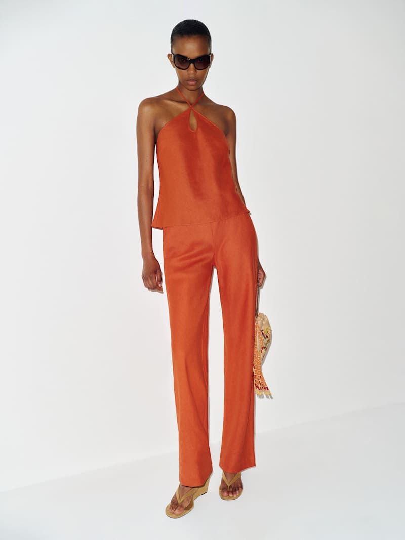 Gale Linen Mid Rise Short Pant from Reformation - $198