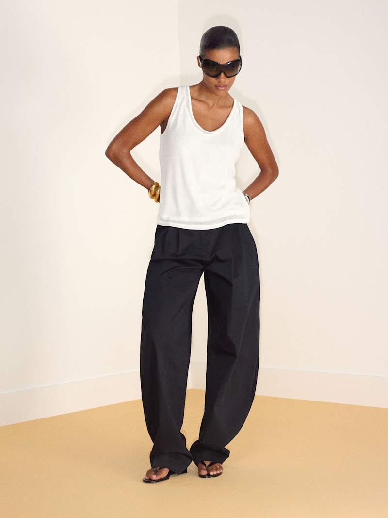 Reformation — Oria Barrel Leg Pant