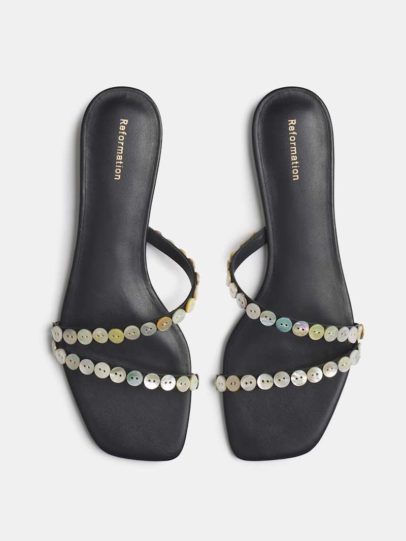 Shoshana Flat Sandal from Reformation - $268