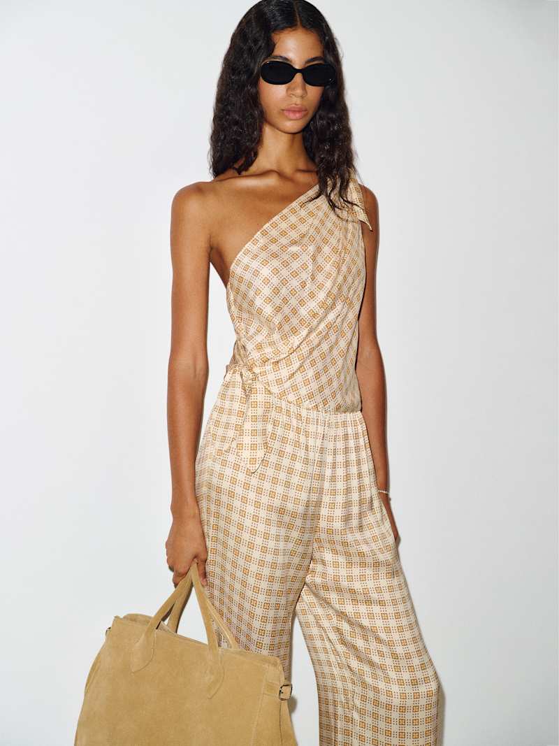 Jenni Silk Twill Jumpsuit