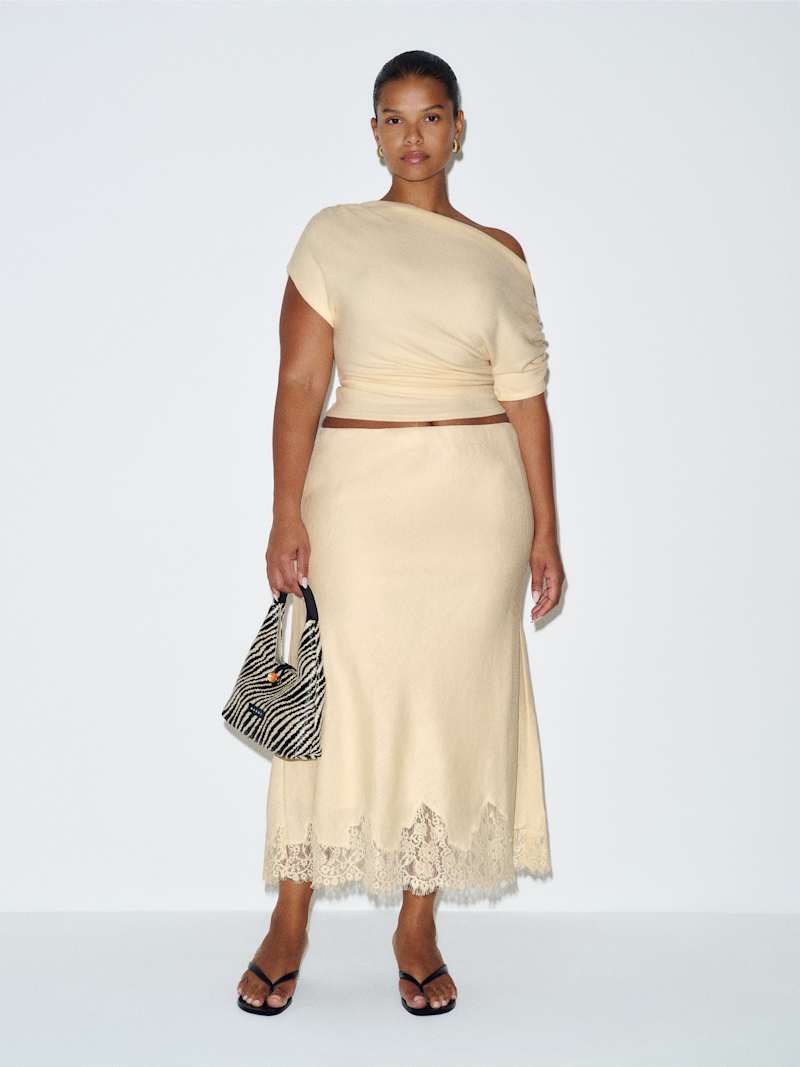 Carolina Linen Skirt Es from Reformation - $218