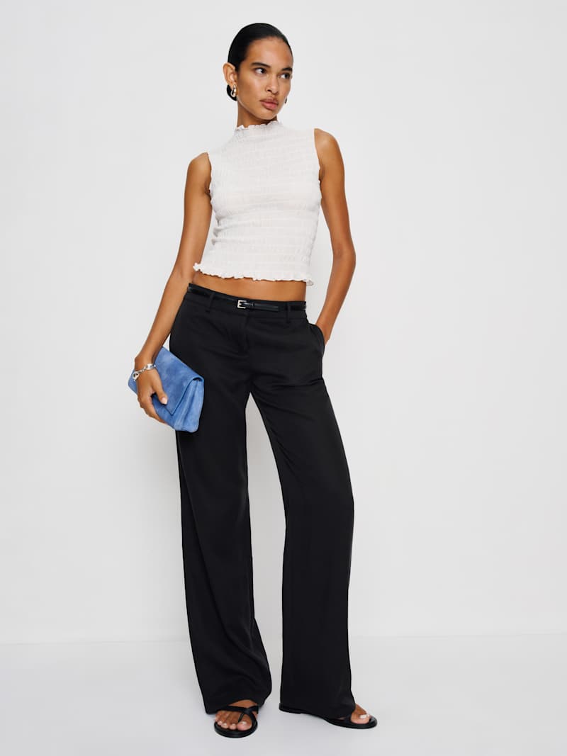 Gisele Low Rise Long Pant from Reformation - $218