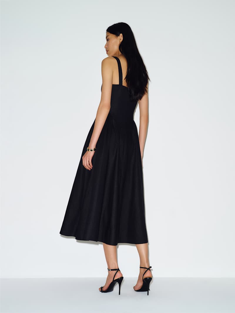 Petites Birdie Linen Dress