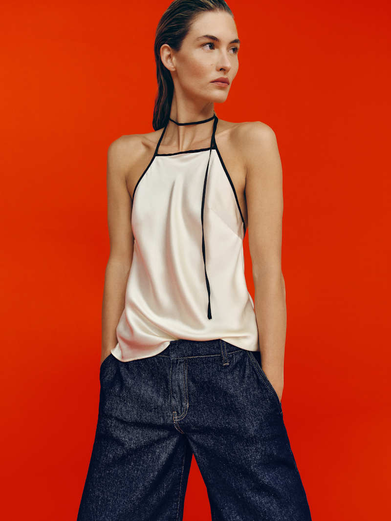 Suzette Silk Twill Top from Reformation - $188