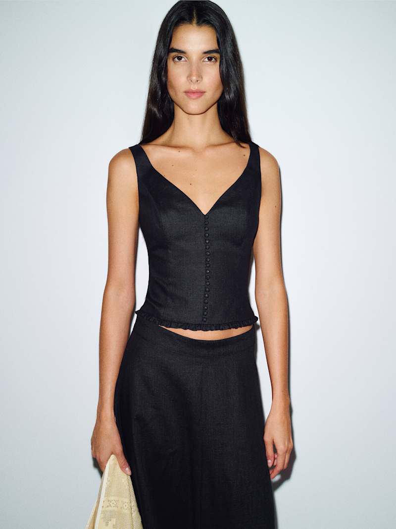 Flicka Linen Top