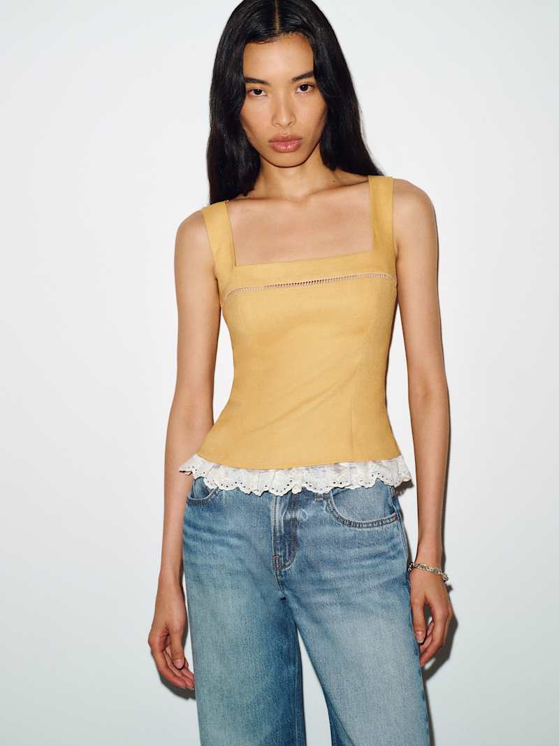 Nanette Linen Top