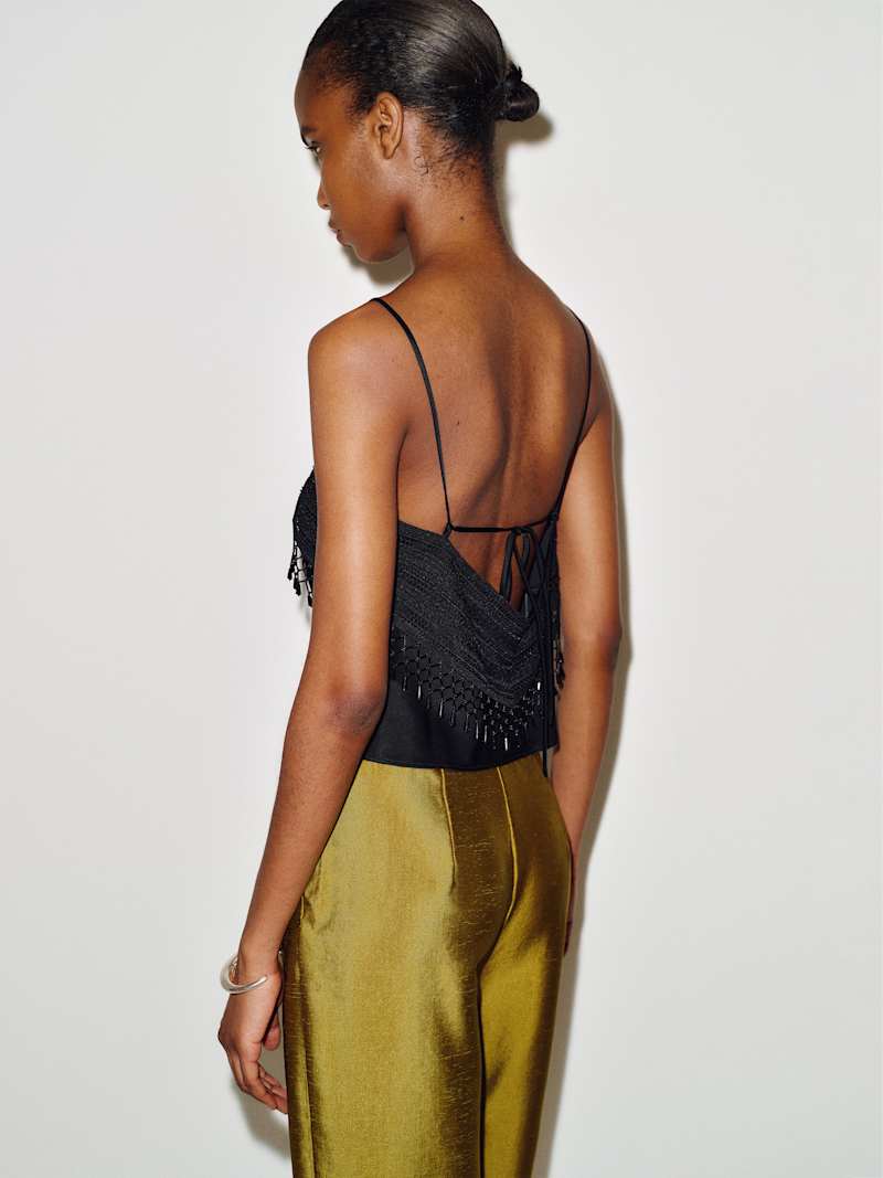 Slyvette Satin Top
